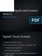 ECE216 Signals and Systems Mid-Term Review