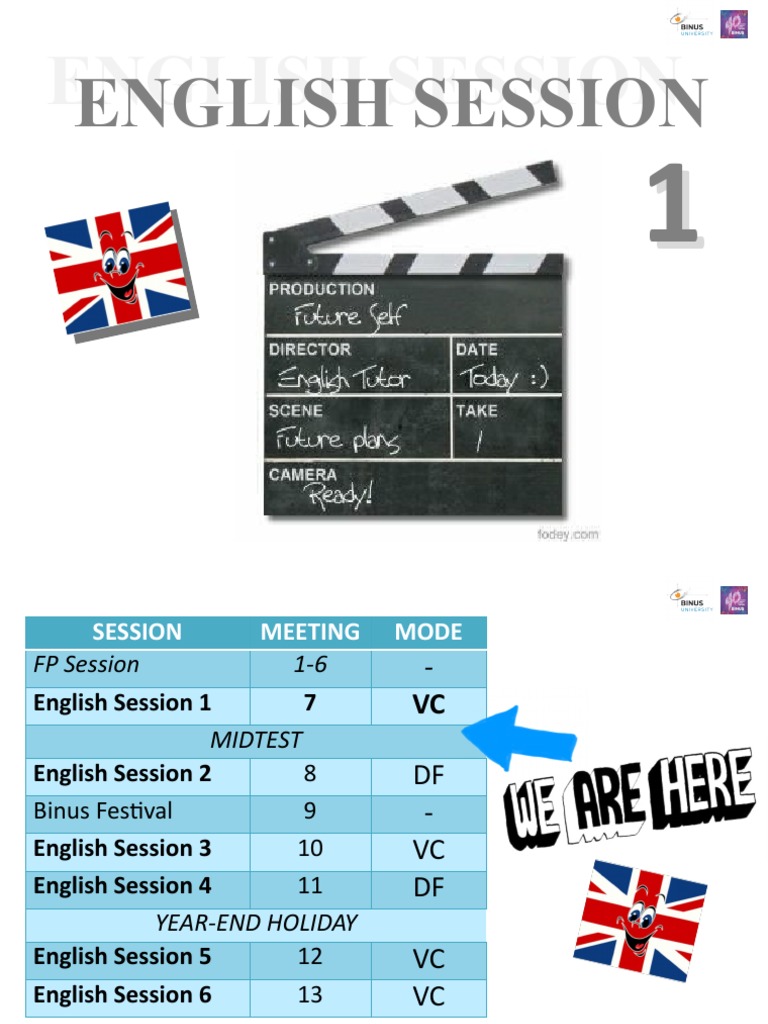 English Session 1 - Future Plan | PDF