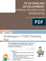 Fast Reading Techniques For Toeic Part 7