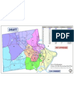 Re-Precincting Map For Northampton, Mass. 2011