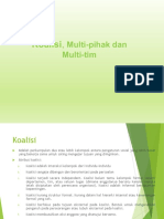 Koalisi, Multi-Pihak Dan Multi-Tim