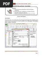 CHAPTER 6: Microsoft Excel - Intermediate: Objectives