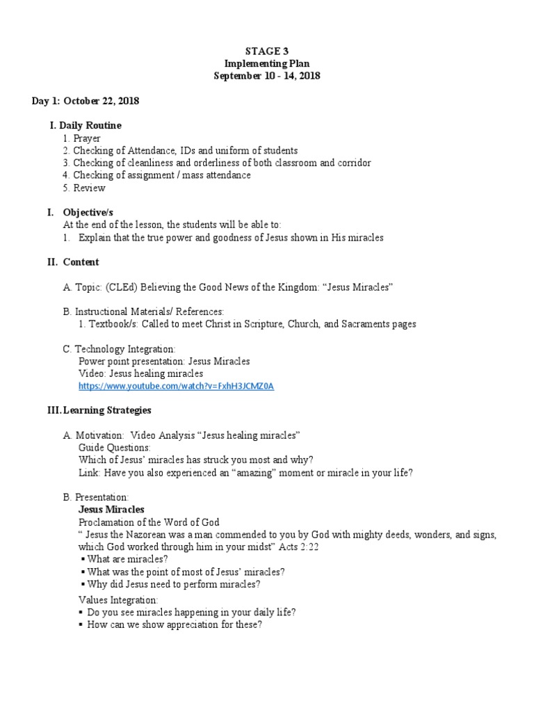 Grade8 3rd Grading Chapter 5and6 Final Pdf Miracle Jesus