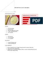 Tutut Zikria Anjani Menu Balita TBC