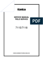 Konica Minolta QMS 7115, 7118 Service Manual