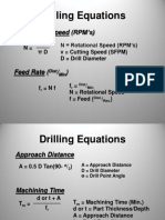 Drilling Equations: Rotational Speed (RPM'S)