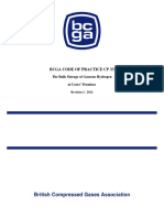 Bcga Code of Practice CP 33: The Bulk Storage of Gaseous Hydrogen at Users' Premises