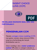 Pertemuan 9 Valuasi Ekonomi SDAL 2019