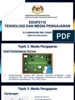 Topik 3 - Media Pengajaran