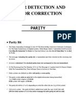 Parity Bit Error Detection