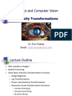 Robotics and Computer Vision: Intensity Transformations