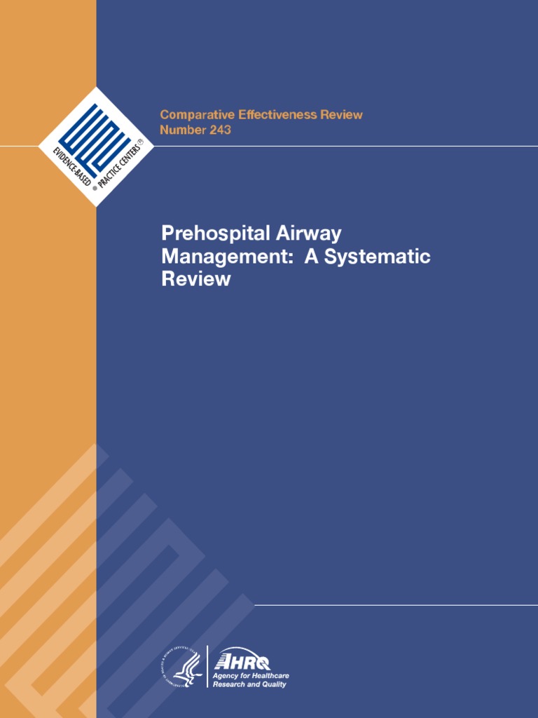 Prehospital Airway Management | PDF | Evidence Based