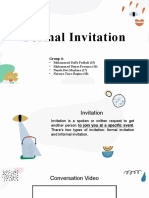 Group 4 - Formal Invitation Presentation