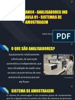 Analisadores Industriais - Sistema de Amostragem