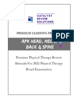 APK Head, Neck, Back and Spine (Without Answers)