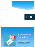 Final Lesson 9 Basic Concepts of Apportionment and Voting