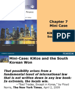 Mini Case: Kikos and The South Korean Won