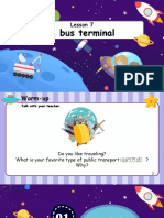 A Bus Terminal: Lesson 7