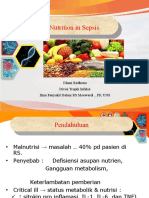 Dr. Dhani Redhono Harioputro, SP - PD-KPTI, FINASIM - Immunonutrisi in Sepsis