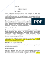 Rekapan Materi Kisi - Kisi Dasar2 Statistik