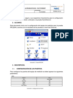 Configuración prueba RFC2544 Fast Ethernet