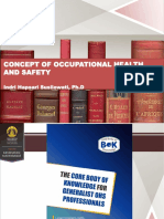 Concept of Occupational Health and Safety: Indri Hapsari Susilowati, PH.D
