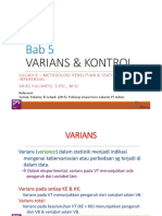 Varians & Kontrol Dalam Penelitian Eksperimen