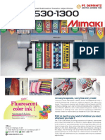 Brosur Mesin Printer Sublim Mimaki TS30-1300 PT DEPRINTZ