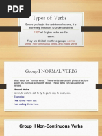 Types of Verb English I