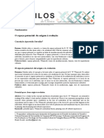 O espaço potencial de Winnicott: conceito, evolução e destino