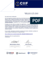 Carta Invitacion CIIF