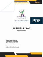 Business Plan: Step Up Dance Studio