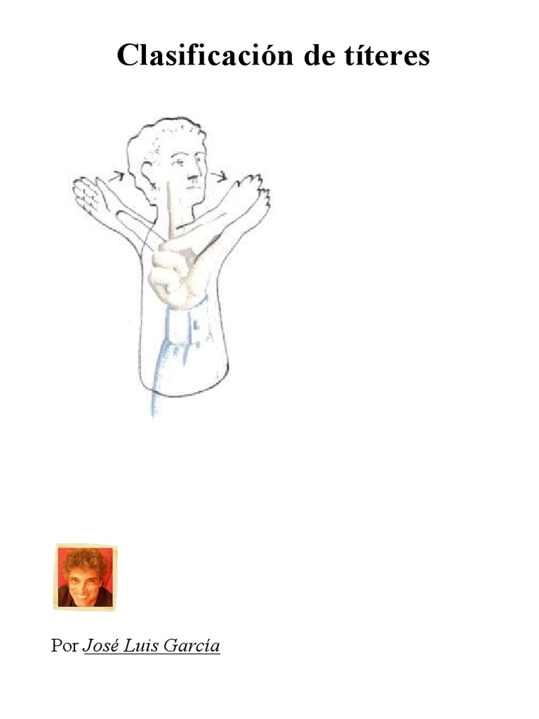 Titeres Clases Modelos Instrucciones para Titeres | PDF | Marionetas | Mano, image size:768x1024