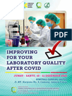 Brosur Improving For Your Laboratory Quality After Covid