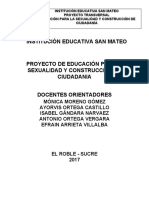 Proyecto de Educación para La Sexualidad