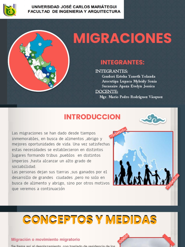 Conceptos y Causas de la Migración | PDF | Migración humana | Economias