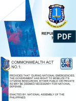 RA 7077 Establishes CAF Reservist Act