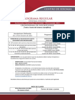 Calendario Idiomas