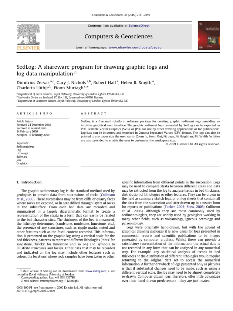 Download SedLog Software for Geology | PDF | Java (Programming Language ...