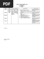 Weekly Home Learning Plan Grade 11 Week 3 Quarter 1 Date