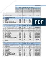 Planilha de Revestimentos