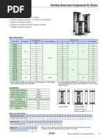 Heatless Desiccant Compressed Air Dryers IDW: Features