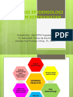 Aplikasi Epidemiologi Dalam Keperawatan