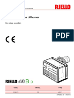 Kerosene and Gas Oil Burner: One Stage Operation