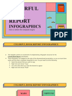Colorful Book Report Infographics by Slidesgo