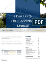 Hora Finita PhD Candidate Manual (27112019)