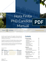 Hora Finita PHD Candidate Manual (27112019)