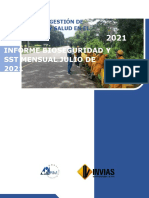 Informe Bioseguridad y SST N°15 Julio 2021