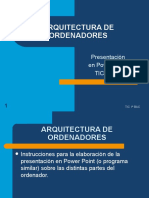 Arquitectura de Ordenadores Power Point 1º BAC