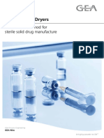 Aseptic Spray Dryers: An Effective Method For Sterile Solid Drug Manufacture